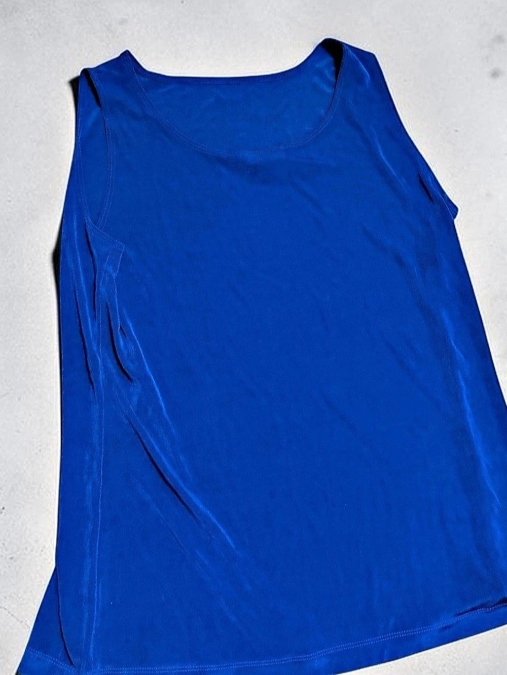 Travelers by Chico Blue Tank Top Chicos Size 2. Large (12)